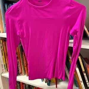 SKIMS Fuchsia Long Sleeve Tee